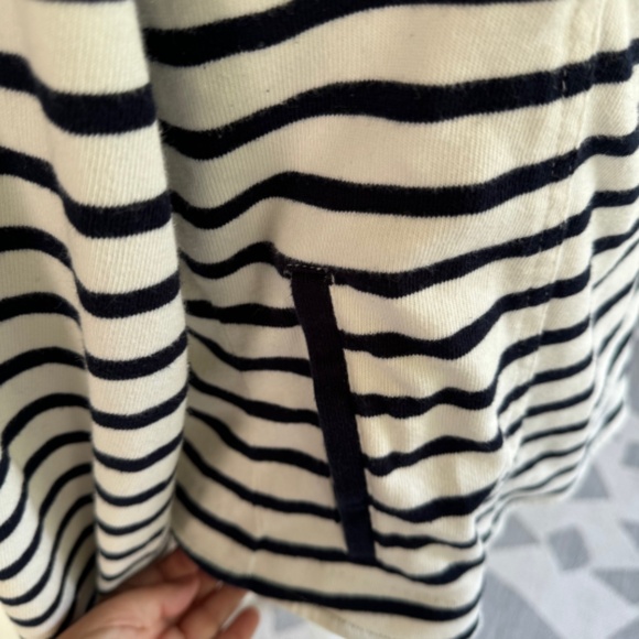 GAP Navy Stripe Moto Jacket - MP - Picture 7 of 8